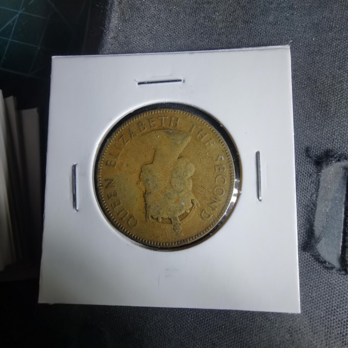 沼泽如烟--第1001场 牙买加1953年1便士