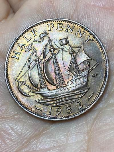 2026年第三十场(总第一百九十九场）英国一线回流散币特拍第二场(免佣金) - 好品–英国🇬🇧1952年半便士(乔治六世逝世年，第二版关门年)