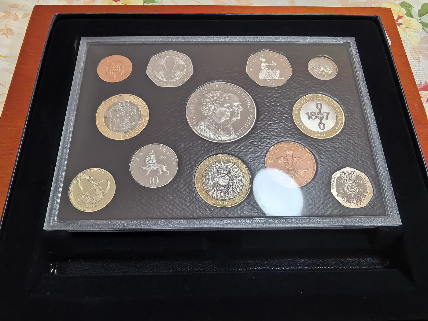 长老汇马年精选第二场拍卖 2007英国12枚精制套币，盒证全