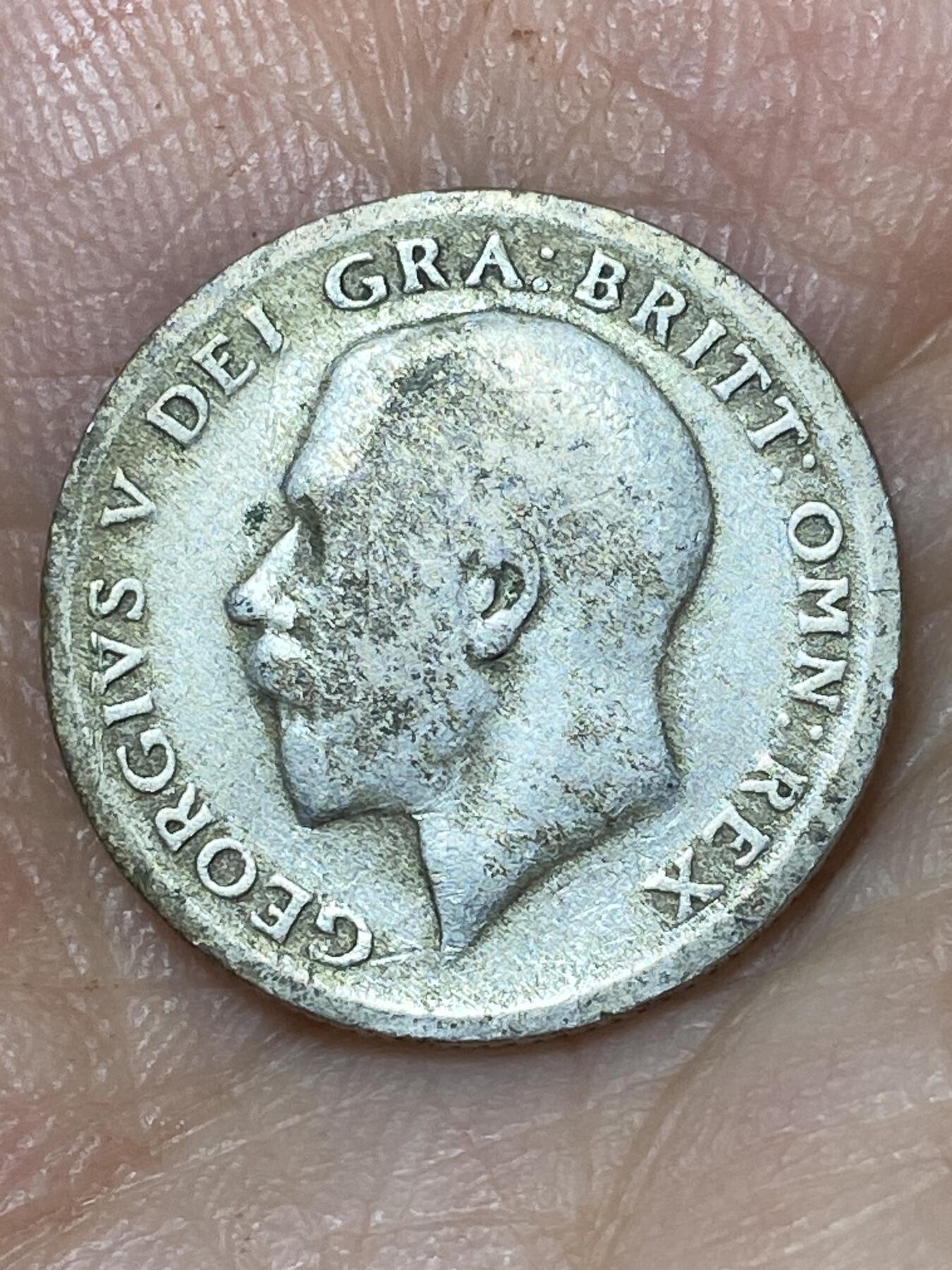 2026年第三十场(总第一百九十九场）英国一线回流散币特拍第二场(免佣金) 英国🇬🇧1922年6便士银币(乔治五世第二版，500银)