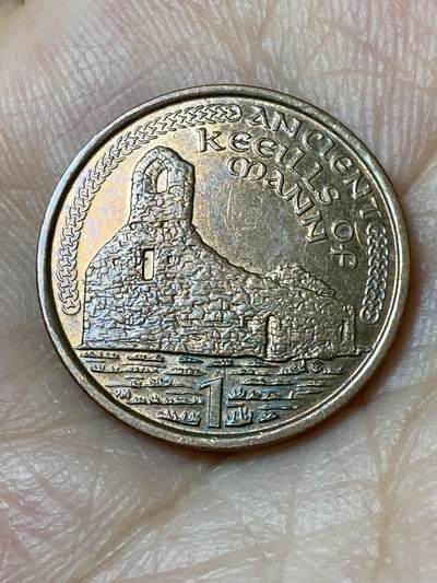 2026年第三十场(总第一百九十九场）英国一线回流散币特拍第二场(免佣金) - 英属马恩岛🇮🇲2002年1便士(伊丽莎白二世老年第二套)