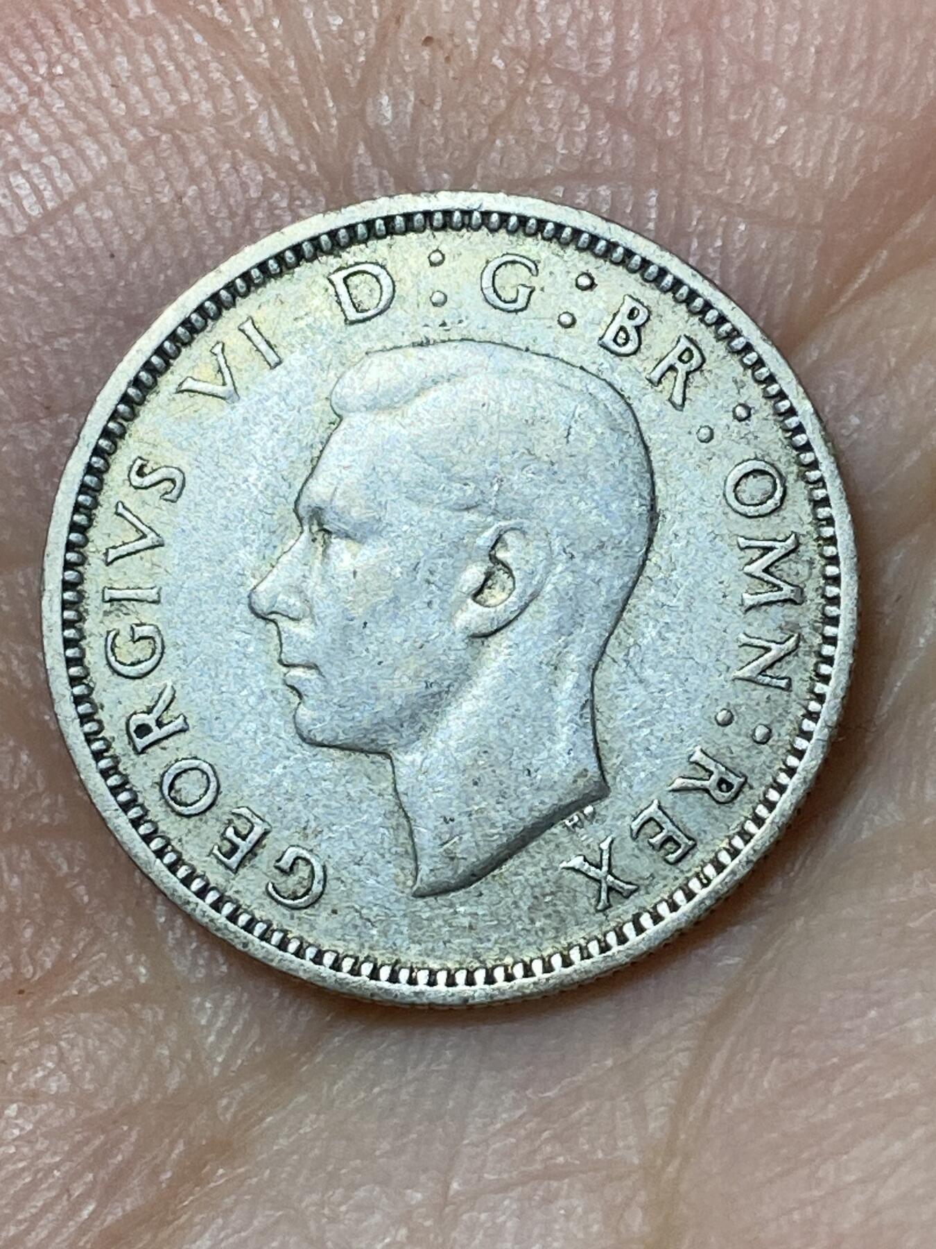 2026年第三十场(总第一百九十九场）英国一线回流散币特拍第二场(免佣金) 英国🇬🇧1942年6便士银币(乔治六世第一版，500银)