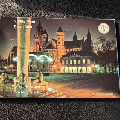 道一币馆币章第一百六十六场 - 原包装 荷兰1993年套币六枚+纪念章