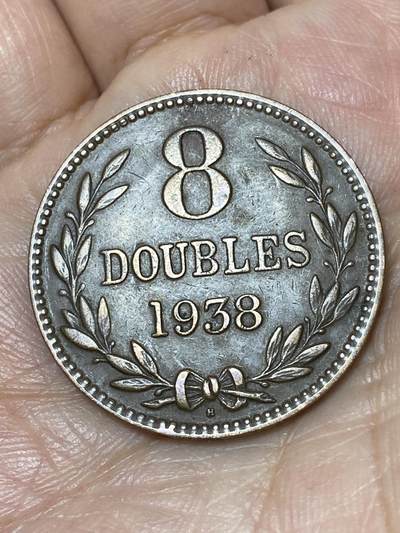 2026年第三十场(总第一百九十九场）英国一线回流散币特拍第二场(免佣金) - 英属根西岛🇬🇬1938年8道布(乔治六世时期，H标喜敦厂造)