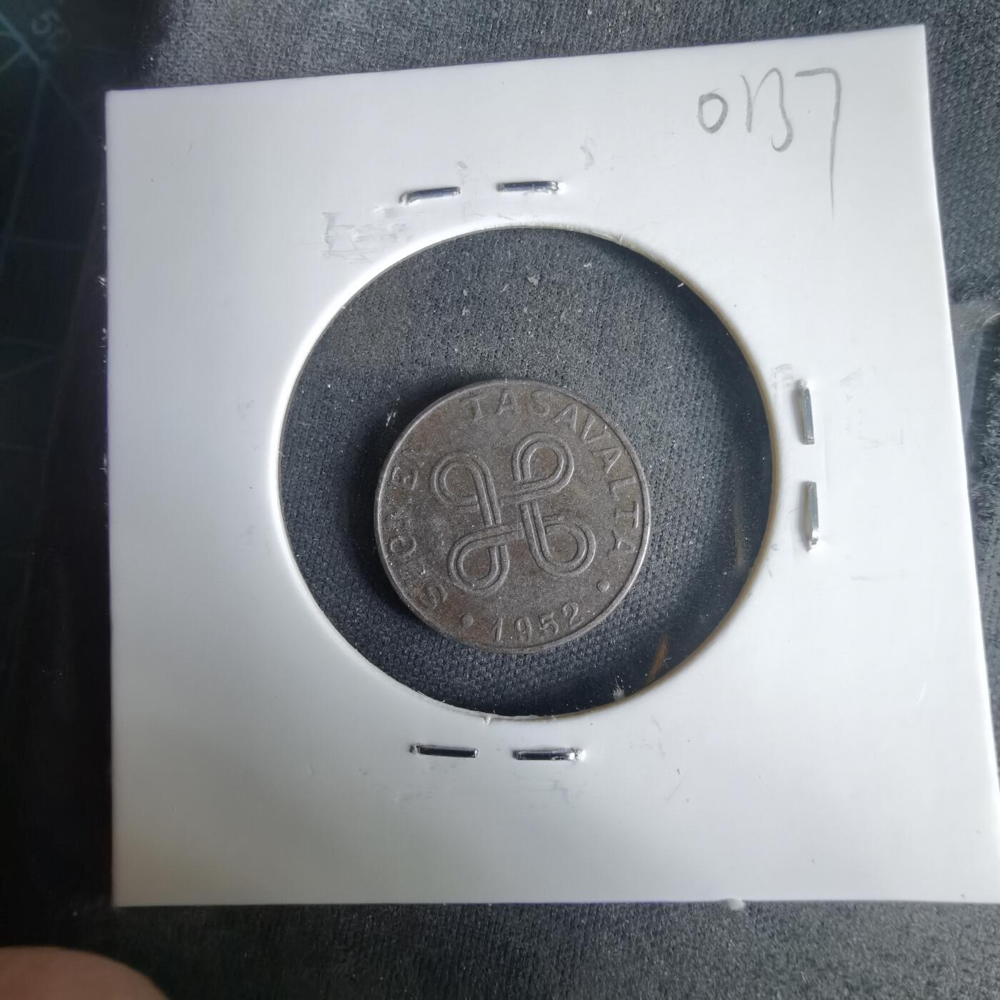 沼泽如烟--第1001场 芬兰1952年1马克