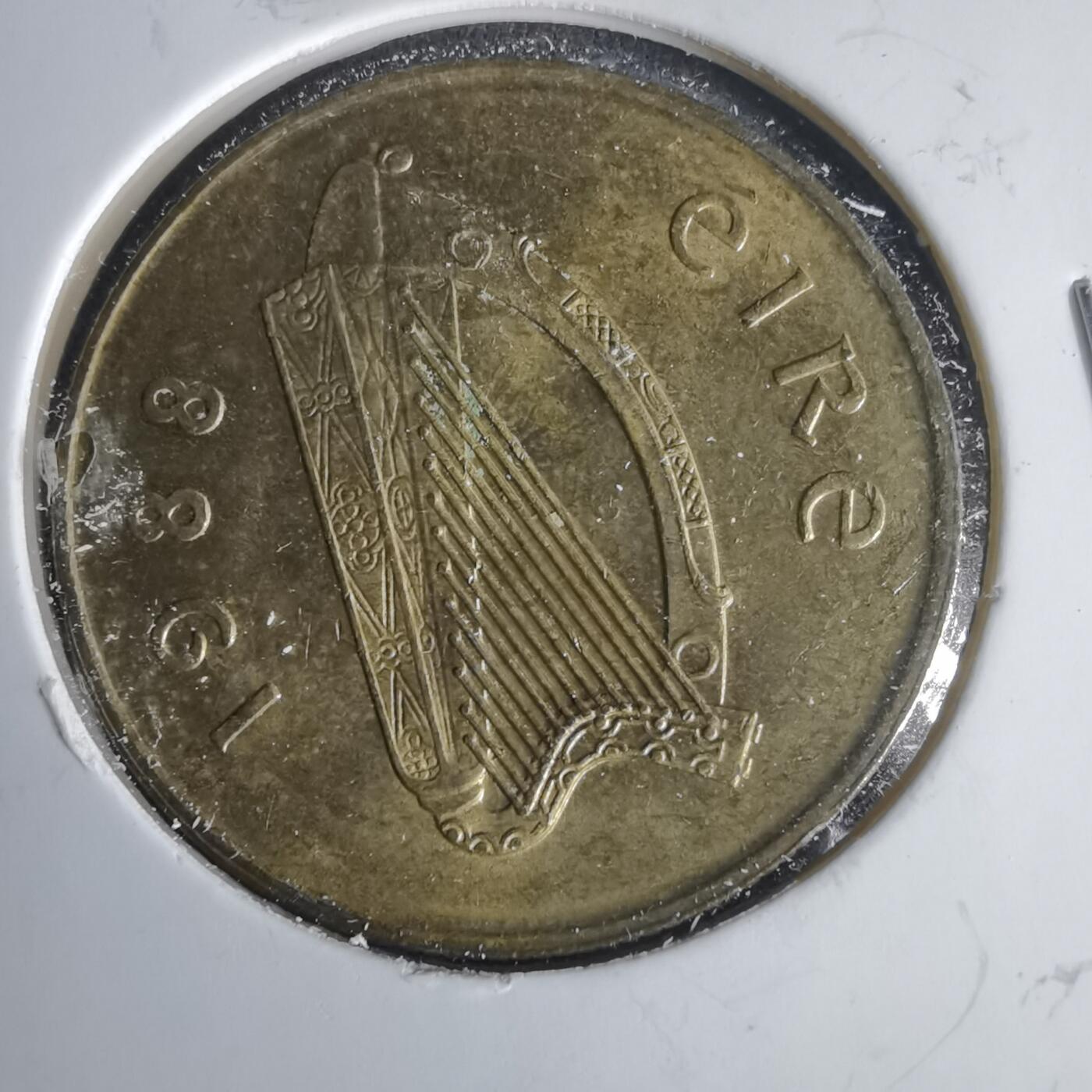 沼泽如烟--第1001场 爱尔兰1988年20便士