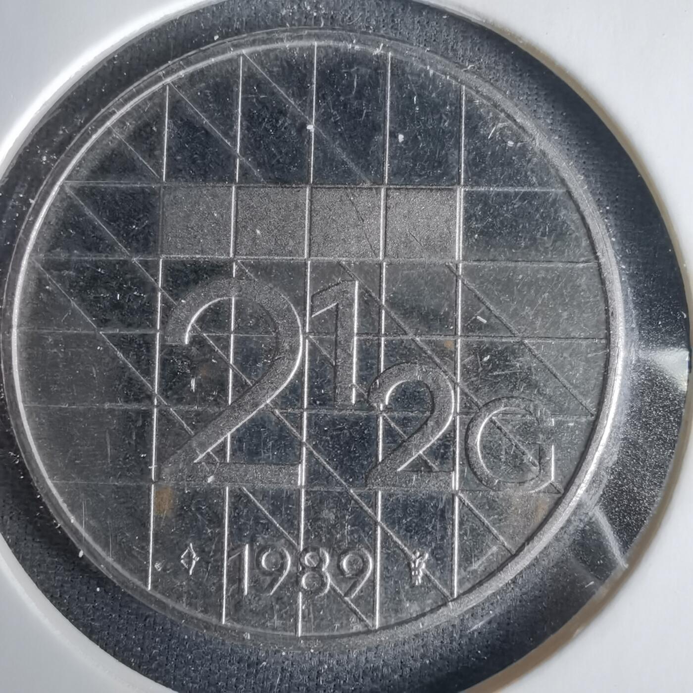 沼泽如烟--第1001场 荷兰1989年2.5盾