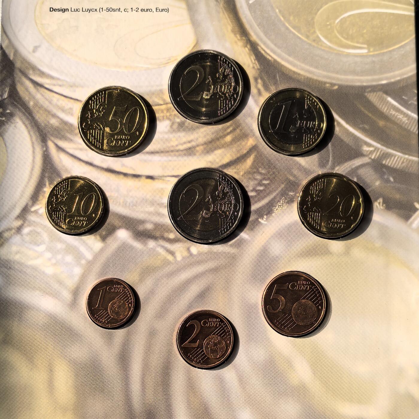 道一币馆币章第一百六十六场 原包装 芬兰2014年欧元套币八枚+纪念章