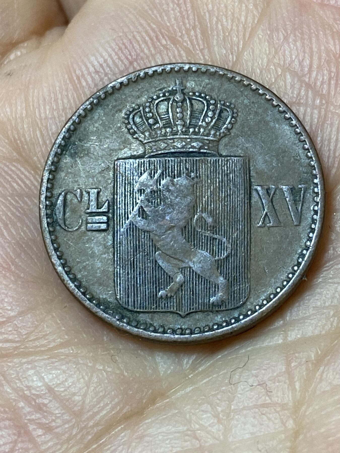 2026年第三十场(总第一百九十九场）英国一线回流散币特拍第二场(免佣金) 挪威🇳🇴1870单年份1斯基林(卡尔十五世时期)