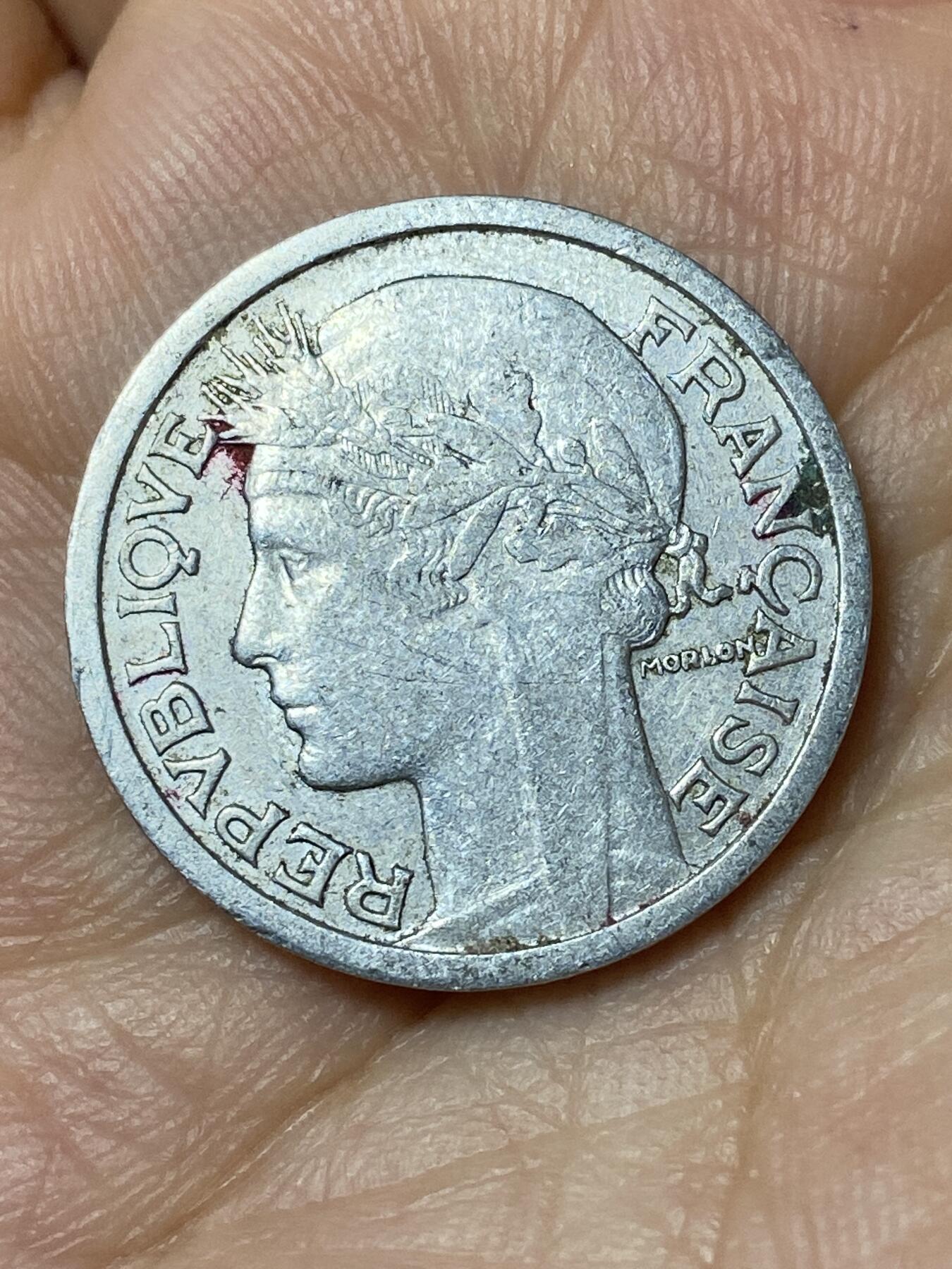 2026年第三十场(总第一百九十九场）英国一线回流散币特拍第二场(免佣金) 法兰西第四共和国1941年1法郎