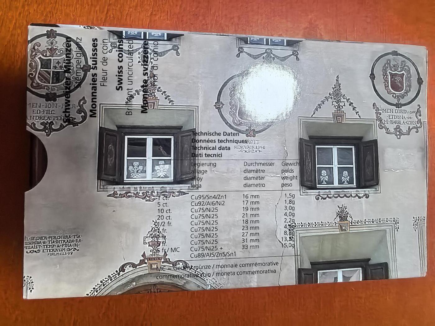 长老汇马年精选第二场拍卖  2003瑞士精制币8枚套，盒证全，含10法郎精制双色币1枚