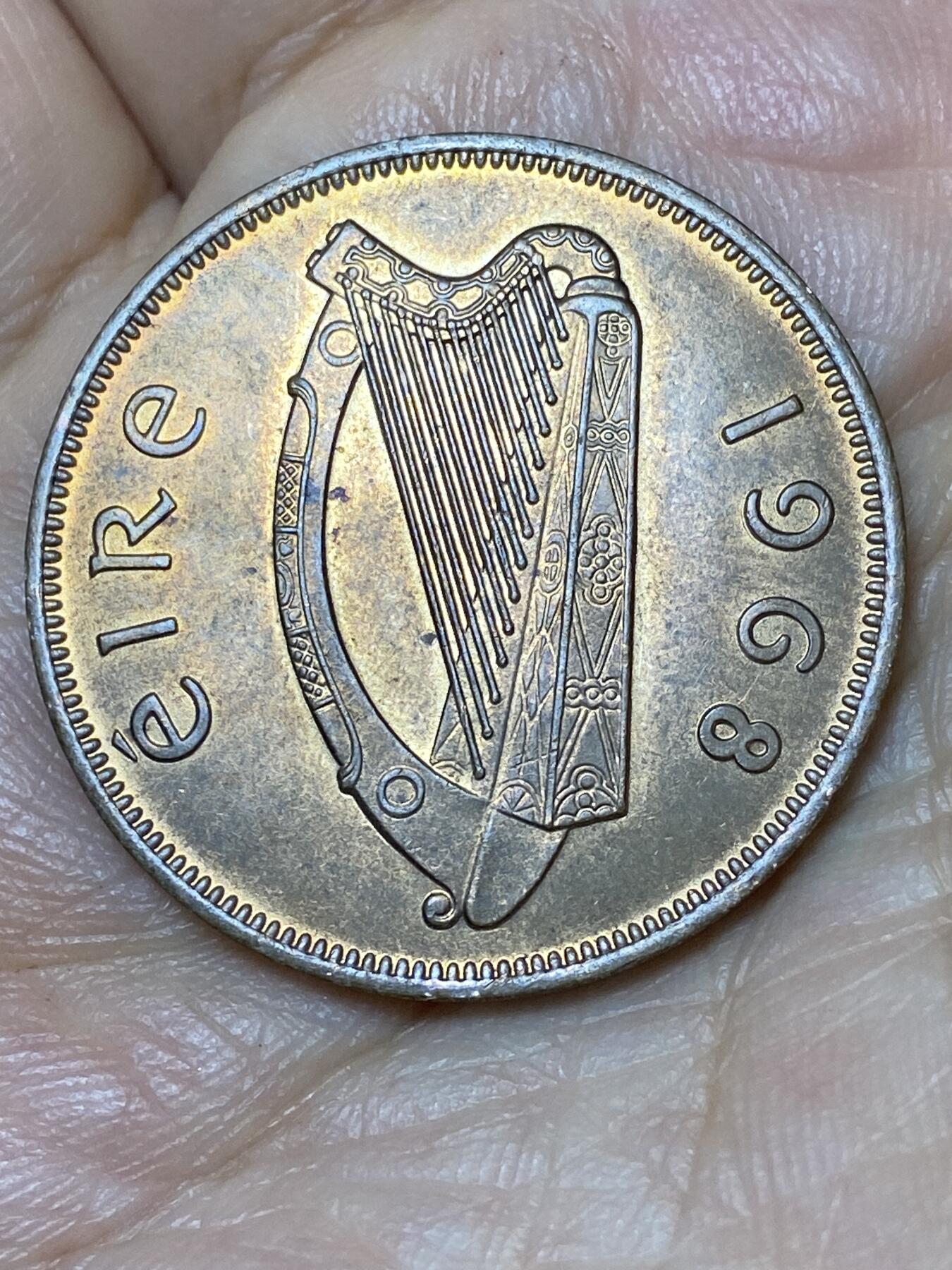 2026年第三十场(总第一百九十九场）英国一线回流散币特拍第二场(免佣金) 好品–爱尔兰🇮🇪1968年1便士(共和国时期第一套)