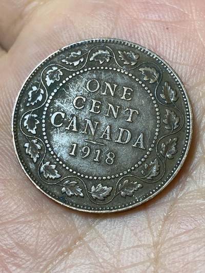 2026年第三十场(总第一百九十九场）英国一线回流散币特拍第二场(免佣金) - 加拿大🇨🇦1918年1分(乔治五世第二版)