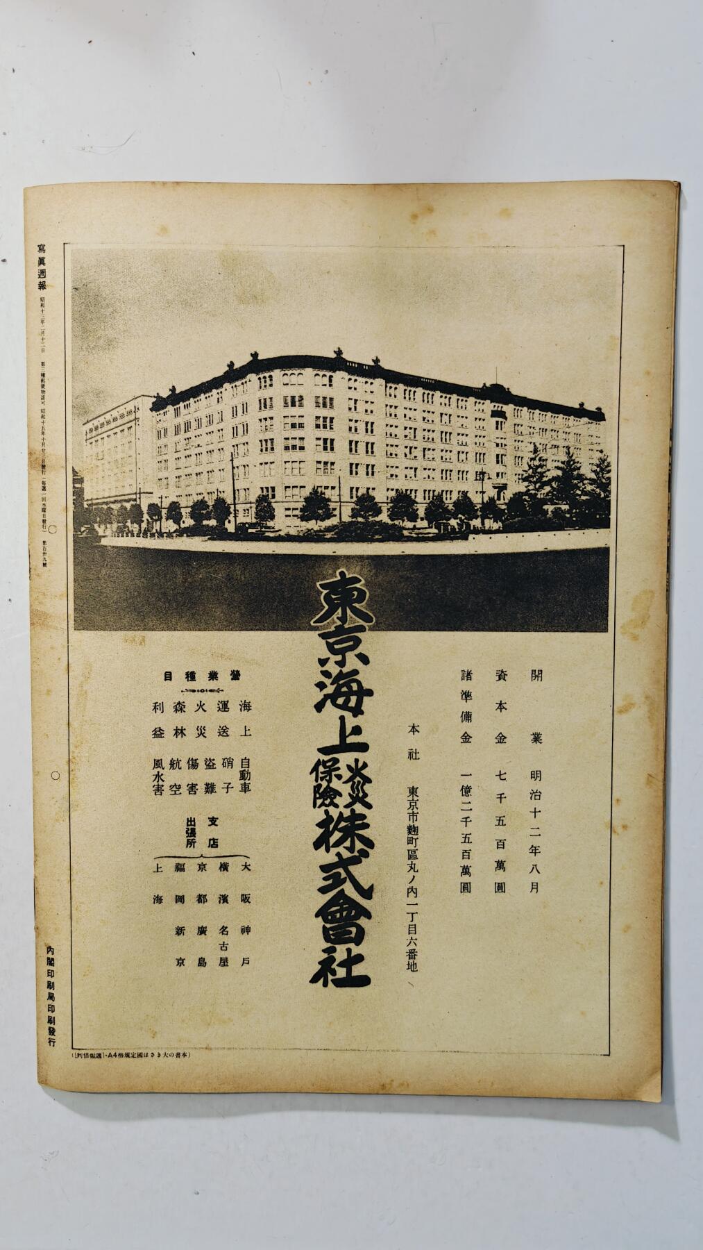 东亚勋章徽章主题拍卖8（120件） 日本内阁情报编辑部发行 写真周报（德国防空 看舰娘 兴亚训练 轴心国同盟条约签订与新体质运动后的新日本发展）