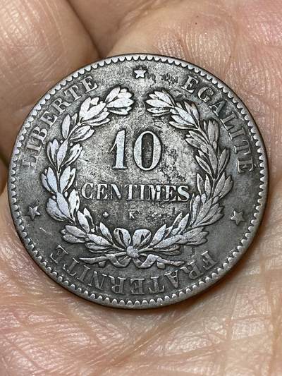 2026年第三十场(总第一百九十九场）英国一线回流散币特拍第二场(免佣金) - 少见版本–法兰西第三共和国1872年10生丁(K标波尔多造)