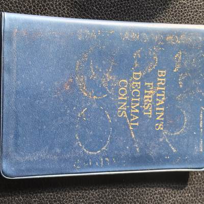 道一币馆币章第一百六十六场 - 原包装带证 英国1968年套币五枚