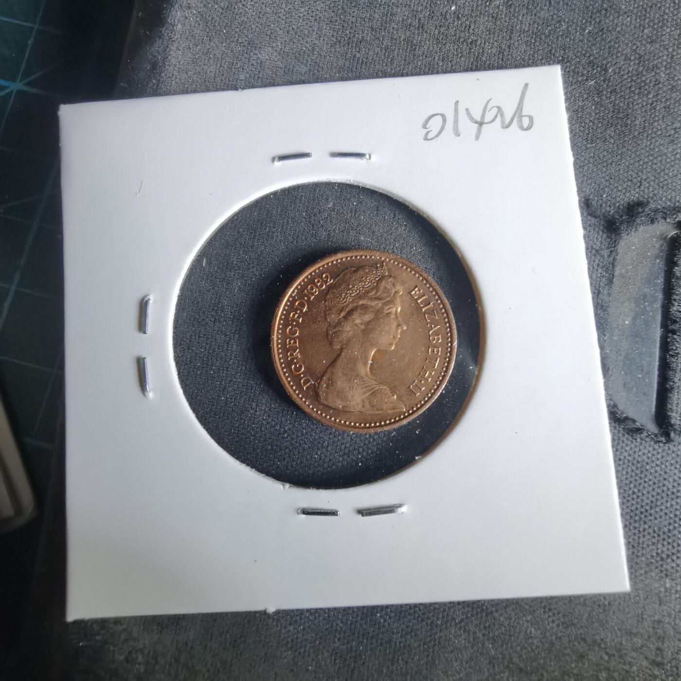 沼泽如烟--第1001场 英国1982年半便士