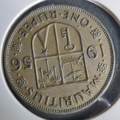 沼泽如烟--第1001场 - 毛里求斯1956年1卢比