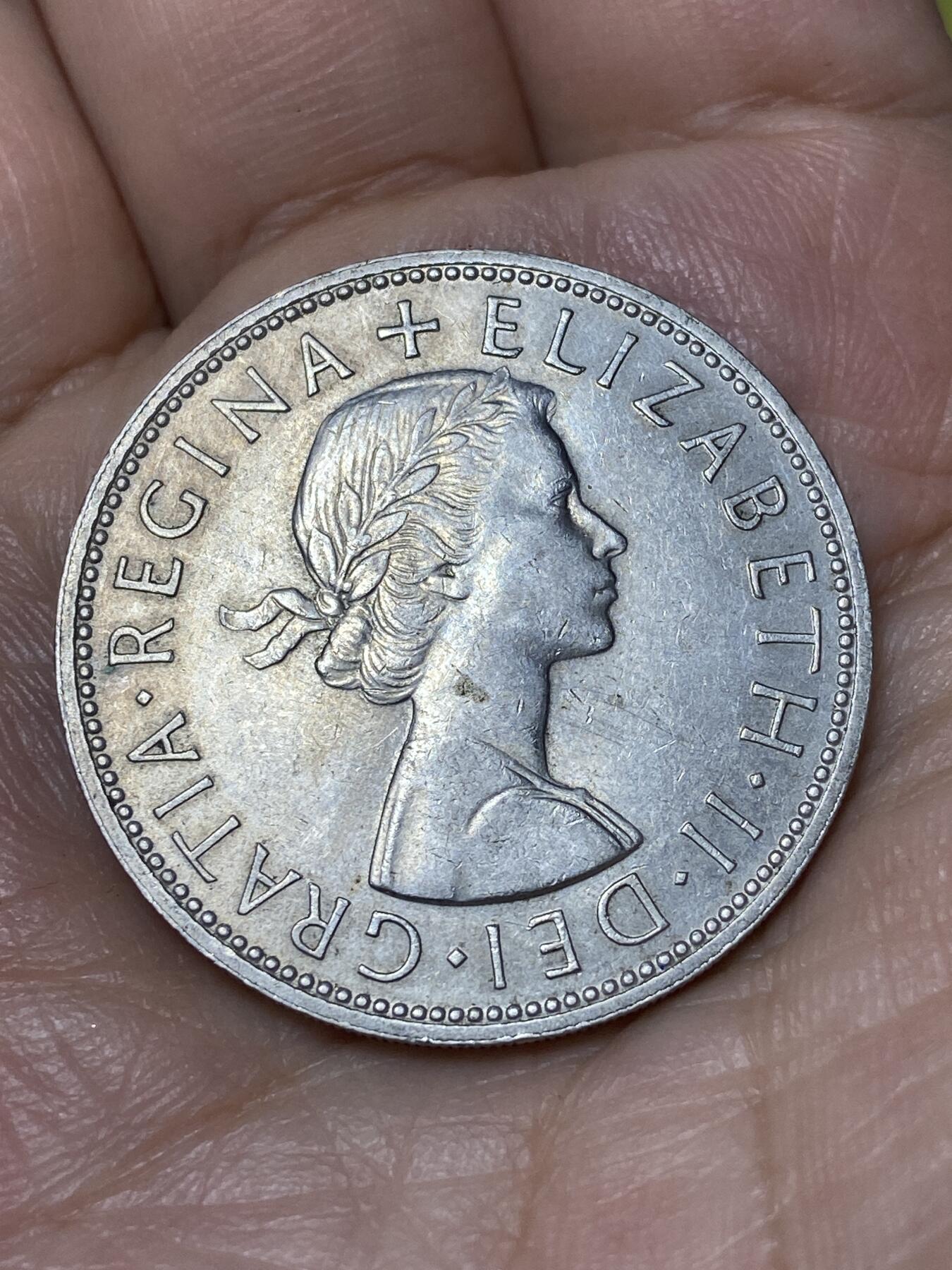 2026年第三十场(总第一百九十九场）英国一线回流散币特拍第二场(免佣金) 英国🇬🇧1964年半克朗(伊丽莎白二世青年桂冠第二版)