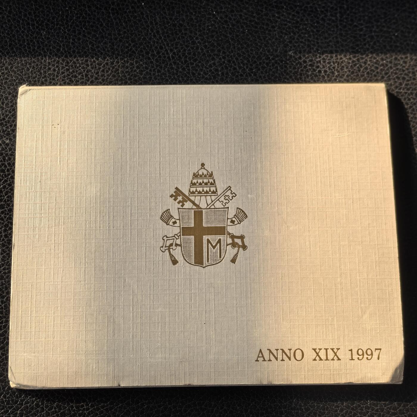 道一币馆币章第一百六十六场 原包装 梵蒂冈1997年套币8枚 含1000里拉银币