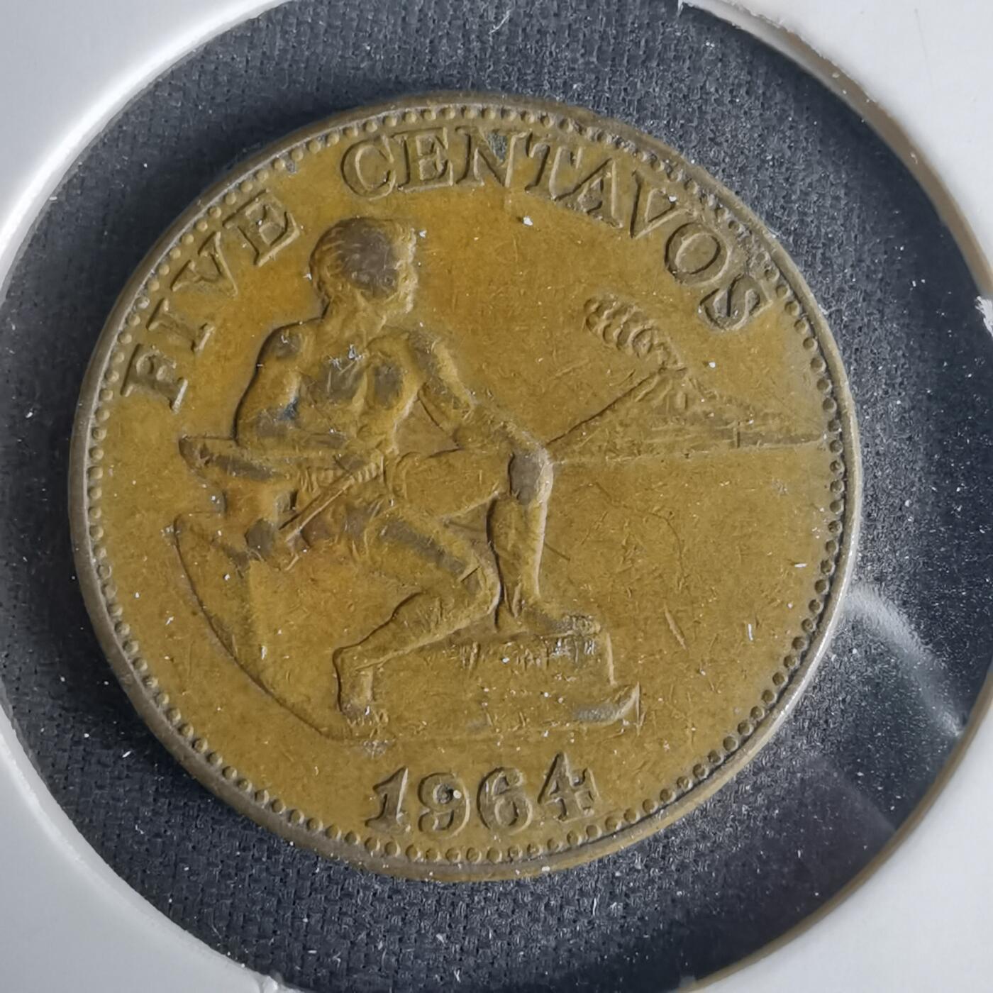 沼泽如烟--第1001场 菲律宾1964年五分