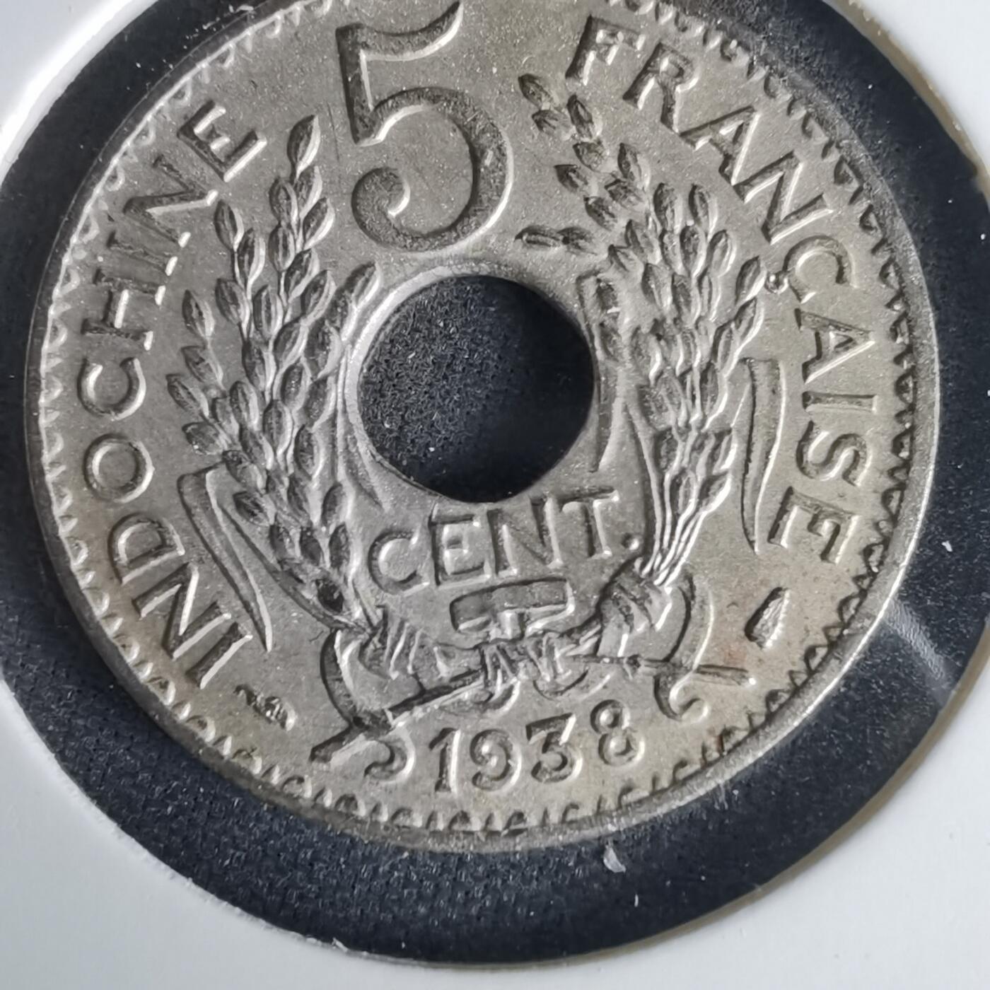 沼泽如烟--第1001场 法属印度支那1938年五分