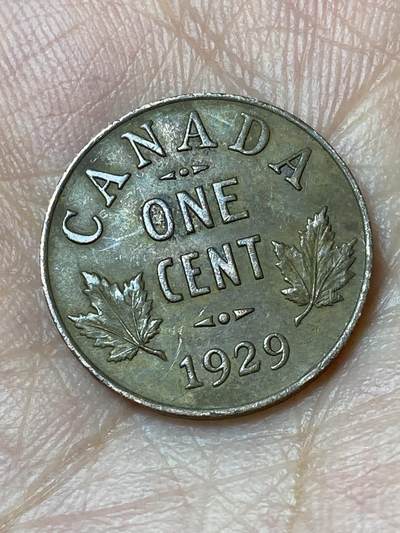 2026年第三十场(总第一百九十九场）英国一线回流散币特拍第二场(免佣金) - 加拿大🇨🇦1929年1分(乔治五世第三版)