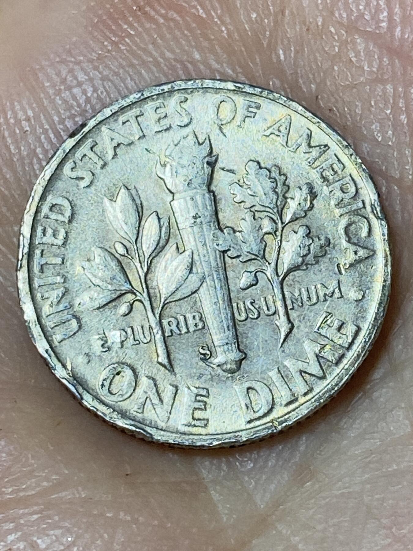 2026年第三十场(总第一百九十九场）英国一线回流散币特拍第二场(免佣金) 美国🇺🇸1947年1角银币(罗斯福1角第一版，S标旧金山造，900高银)