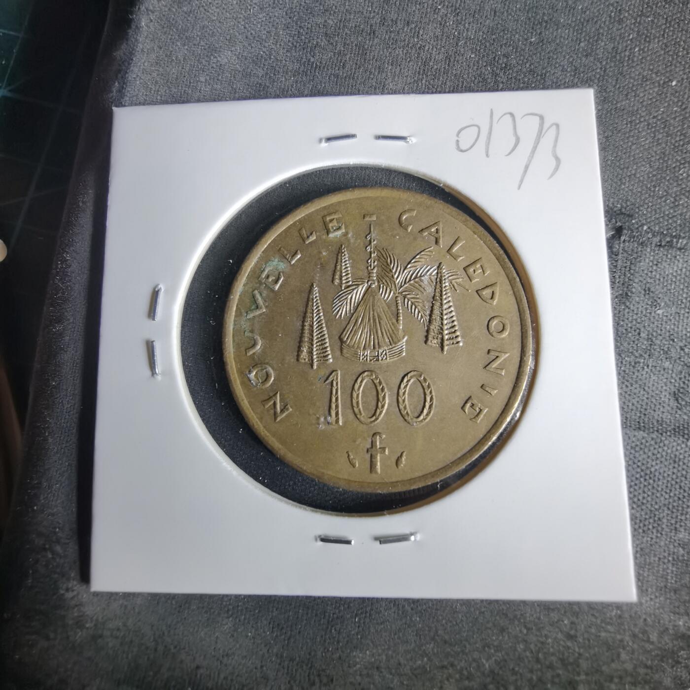 沼泽如烟--第1001场 法属新喀里多尼亚1976年100法郎