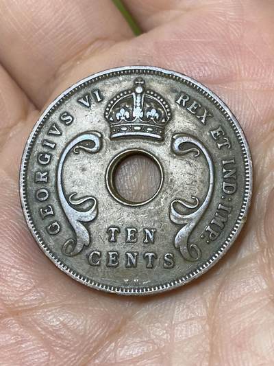 2026年第三十场(总第一百九十九场）英国一线回流散币特拍第二场(免佣金) - 英属东非1937年10分(乔治六世加冕年，第一版首发年，KN标金斯诺顿厂造)