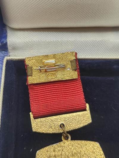 南水社第二次拍卖 苏联成立50周年纪念章（捷克斯洛伐克造币厂版，带原盒）