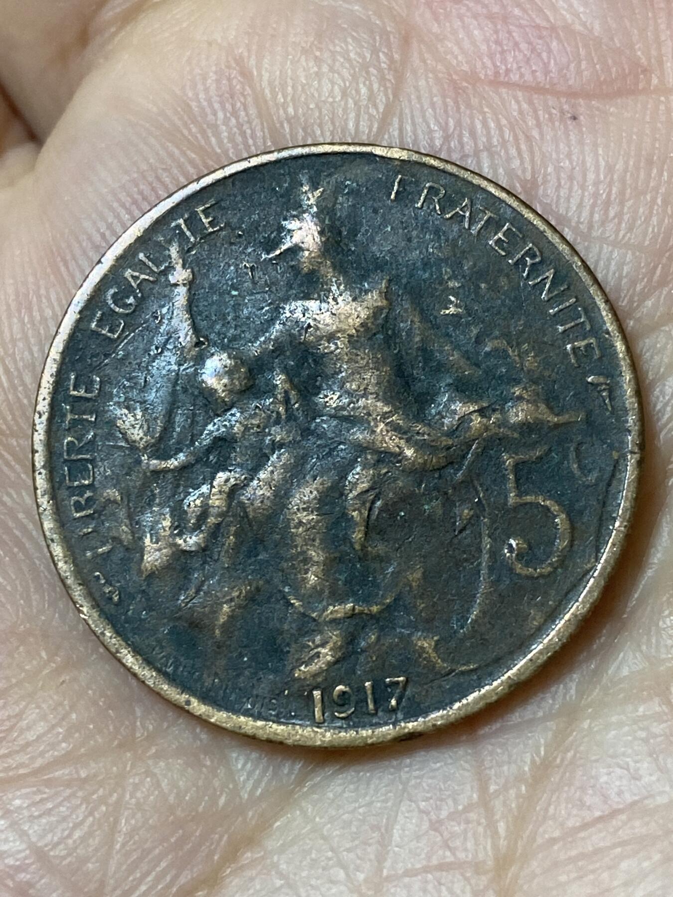 2026年第三十场(总第一百九十九场）英国一线回流散币特拍第二场(免佣金) 法兰西第三共和国1917年5生丁