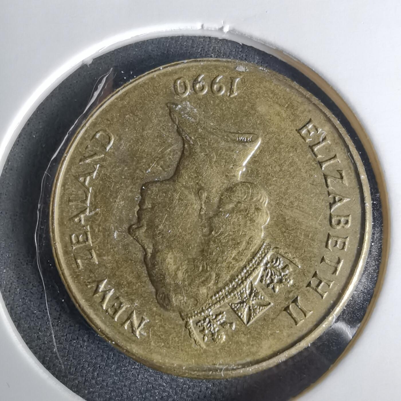 沼泽如烟--第1001场 新西兰1990年一元