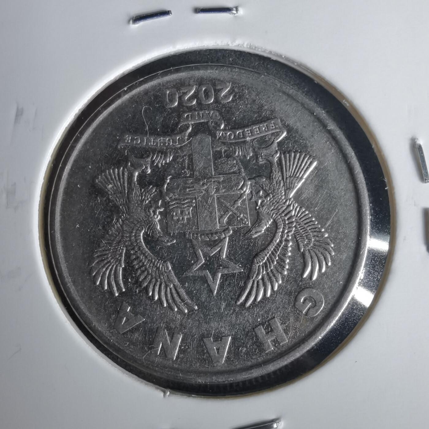 沼泽如烟--第1001场 加纳2020年50比塞瓦