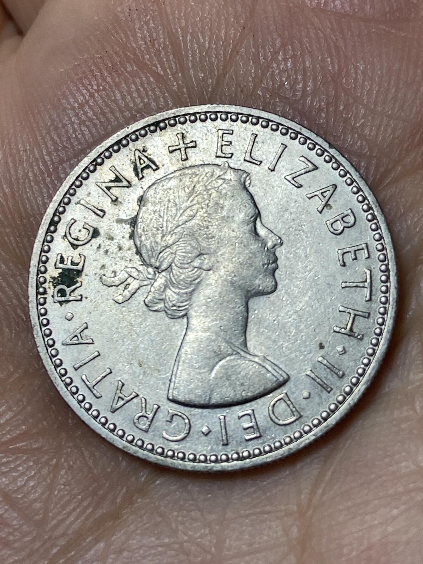 2026年第三十场(总第一百九十九场）英国一线回流散币特拍第二场(免佣金) 英国🇬🇧1962年1先令(伊丽莎白二世青年桂冠第二版，苏格兰盾徽版)