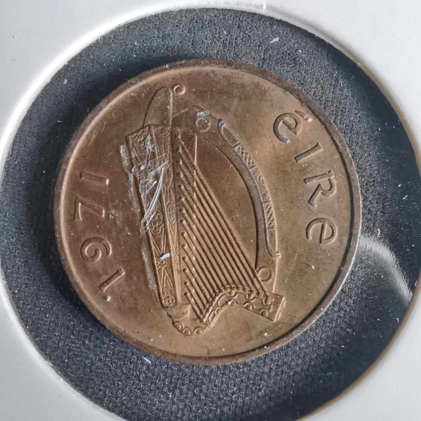 沼泽如烟--第1001场 爱尔兰1971年1便士