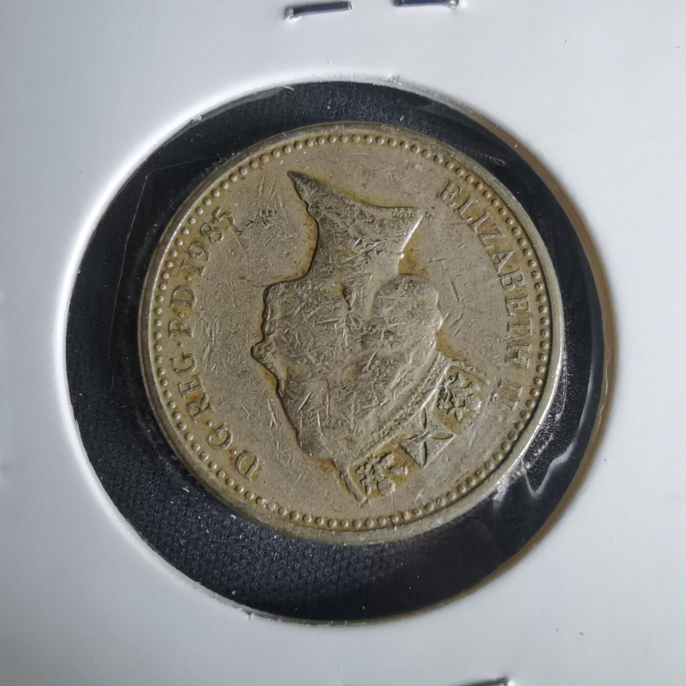 沼泽如烟--第1001场 英国1985年一元