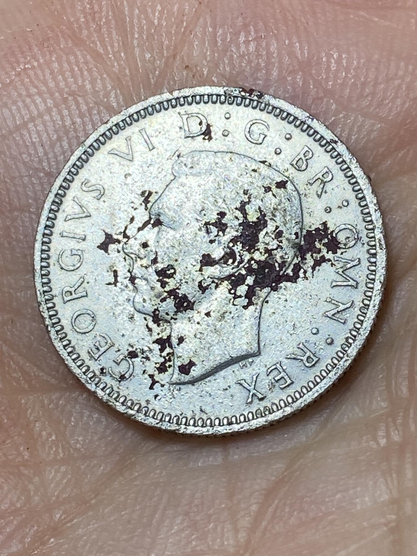 2026年第三十场(总第一百九十九场）英国一线回流散币特拍第二场(免佣金) 英国🇬🇧1942年6便士银币(乔治六世第一版，500银)