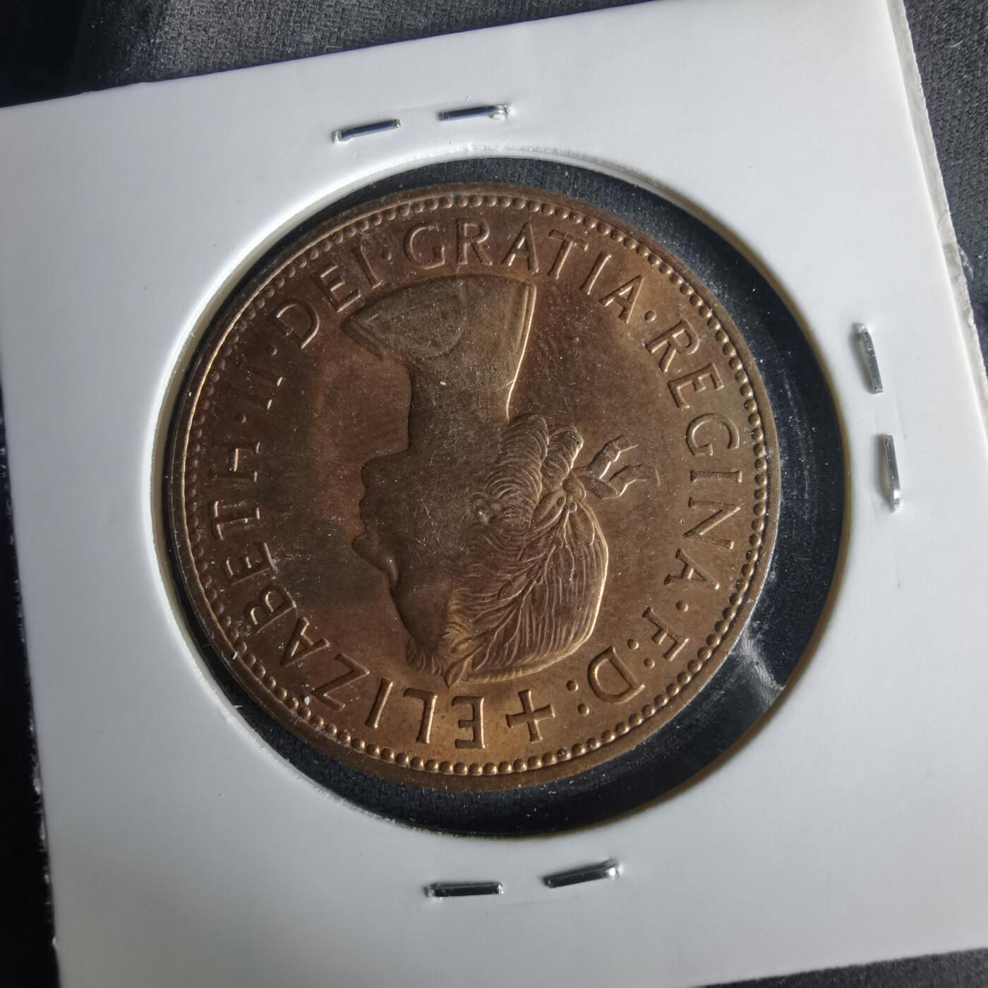 沼泽如烟--第1001场 英国1967年1便士