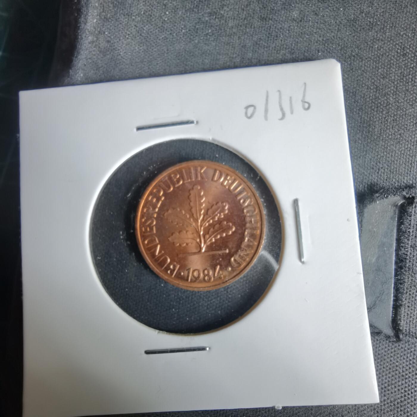 沼泽如烟--第1001场 德国1984年2芬尼