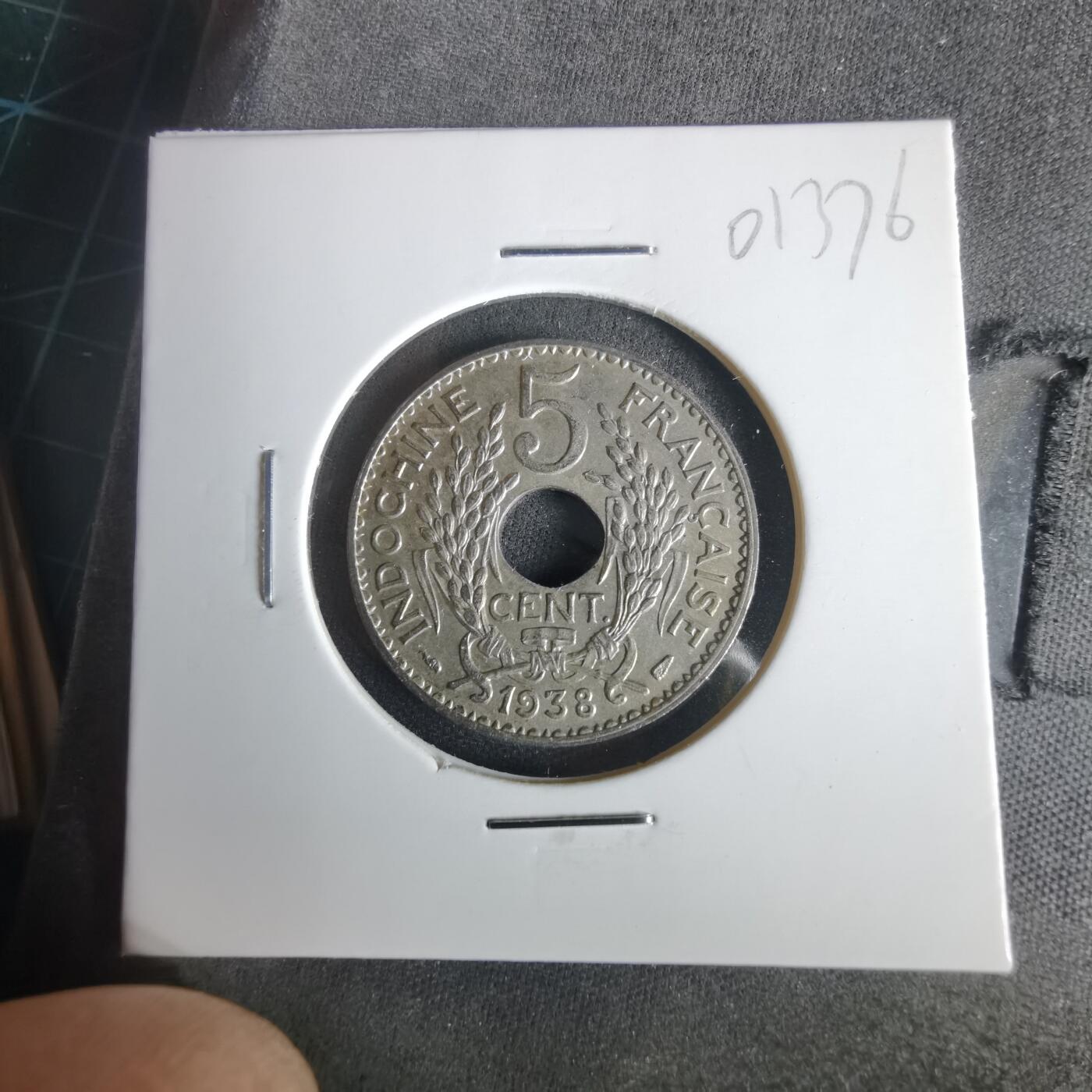 沼泽如烟--第1001场 法属印度支那1938年五分