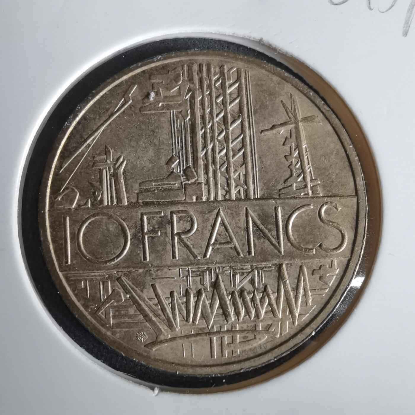 沼泽如烟--第1001场 法国1977年10法郎