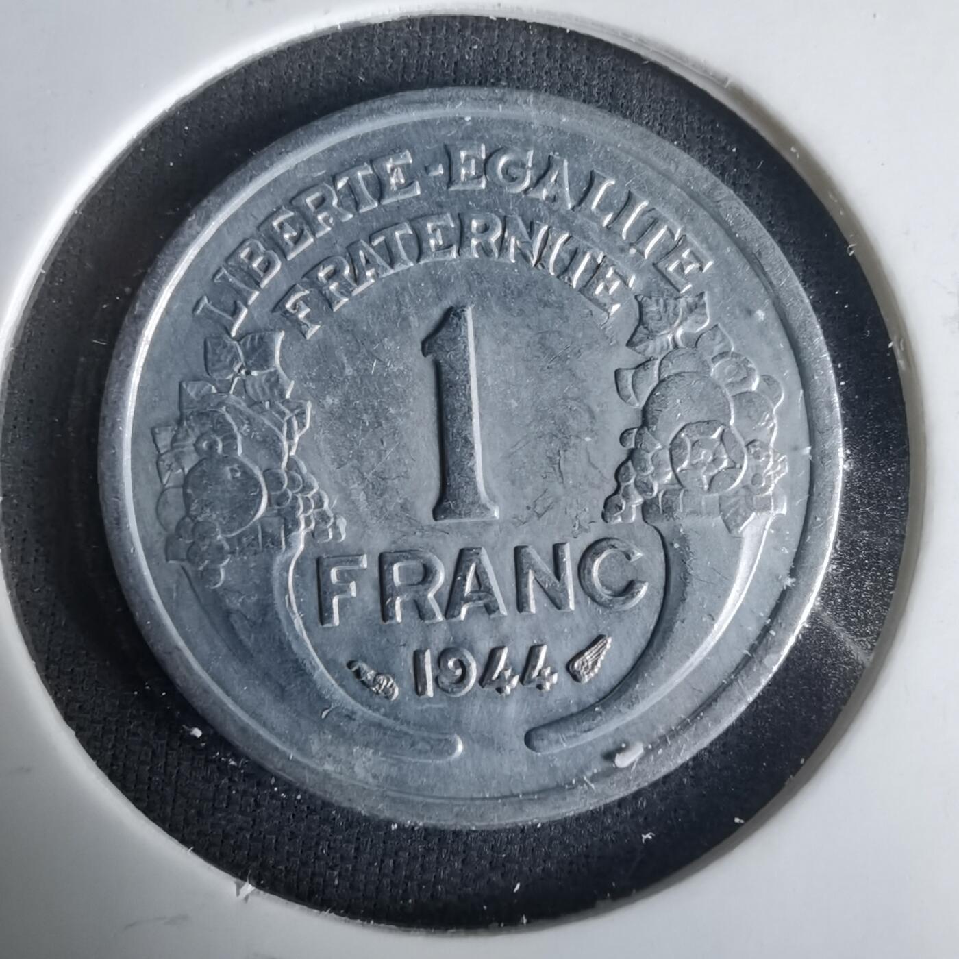 沼泽如烟--第1001场 法国1944年1法郎