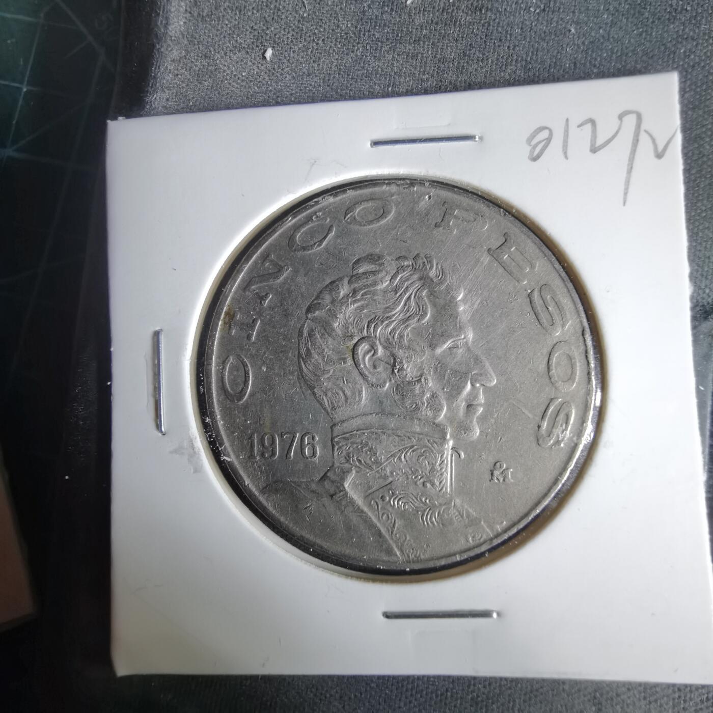 沼泽如烟--第1001场 墨西哥1976年5比索