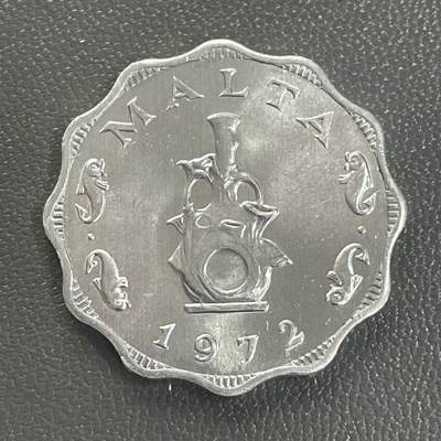 回流0218 新春快乐，马年大吉！ - 马耳他1972年5米尔铝币 26mm