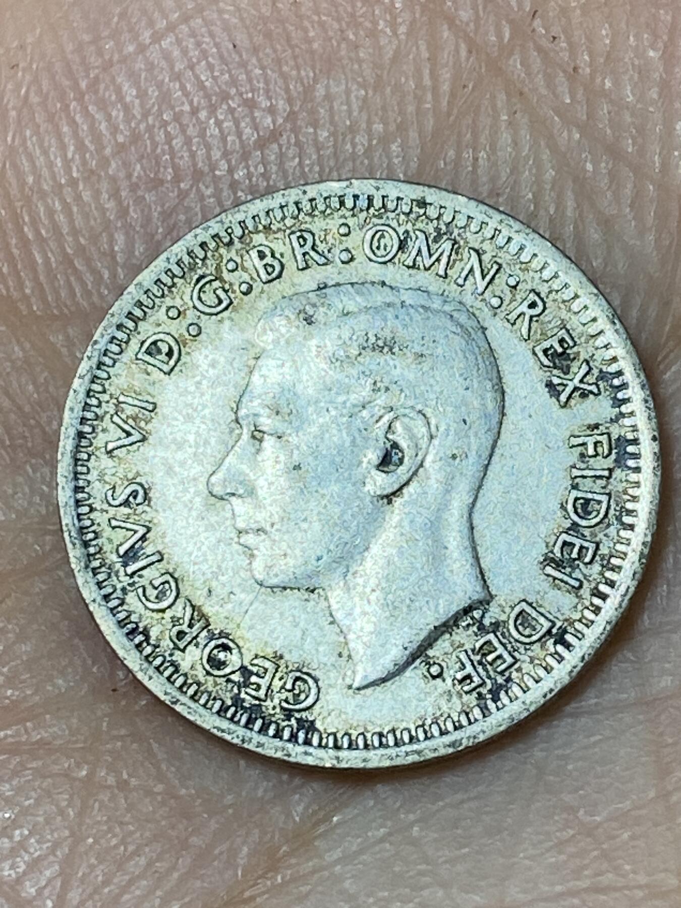 2026年第三十场(总第一百九十九场）英国一线回流散币特拍第二场(免佣金) 澳大利亚🇦🇺1951年3便士银币(乔治六世第三版，500银)