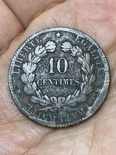 2026年第三十场(总第一百九十九场）英国一线回流散币特拍第二场(免佣金) - 法兰西第三共和国1873年10生丁(A标巴黎造)