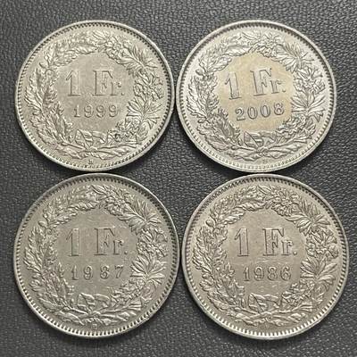 回流0218 新春快乐，马年大吉！ - 瑞士1法郎4枚