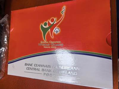 长老汇马年精选第十七场拍卖 - 2003爱尔兰特奥会9枚欧元套币，克书85美金