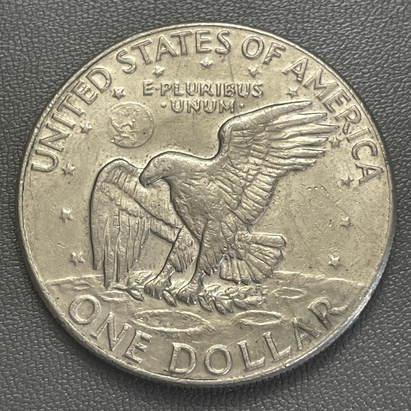 回流0218 新春快乐，马年大吉！ 美国1977年1美元 艾森豪威尔/月球鹰